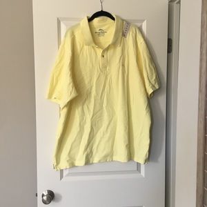 Men’s Tommy Bahama yellow polo shirt size 3XL
